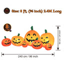 Inflatable Halloween Outdoor Decoration Pumpkins, Yard Lawn Lighted Blow-up Decorations Suitable for Holiday Parties