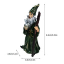 Wizard Witch Statue Sand Desktop Resin Ornaments Halloween Decoration Table Figurine Sand Ornaments Gifts for Indoor Home Decor