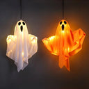 Halloween Decorations Outdoor Indoor Halloween Party Spooky Ghost String Lights LED Fairy Lights Yard Garden Interior Decorate