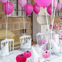 5pcs Pink Artificial Pumpkin Decoration，Mini Velvet Pumpkin for Wedding Thanksgiving Halloween Home Garden Autumn Decor