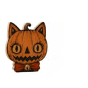 Vintage Halloween Indoor Decor, Halloween Cat Wooden Block, Skull, Black Cat, Primitive Halloween Decoration