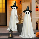Halloween Ghost Decorations, Halloween Indoor and Outdoor Party Supplies, Suitable for Yards, Porches, Gardens, and Lawns