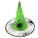Witch Hat Halloween Decoration Supplies Witch Hat Children Adult Prom Party Dress Up Mesh Wizard Magics Hat for Party