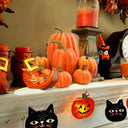 7pcs Halloween Artificial Pumpkin decorations Artificial pumpkin maple leavesAutumn Party Harvest Festival home ornaments