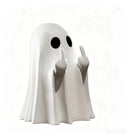 Cute and quirky ghost desktop ornament, Halloween personality, little devil decoration, home party atmosphere, statue