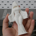 A 12cm ghost ornament, 3D printed white dress ghost decoration, funny Halloween indoor and outdoor decoration