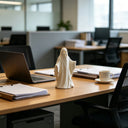 White Ghost Figurine Desktop Decoration 3D Creative Gift for Friends Colleagues Halloween Home Office Accent