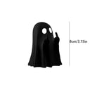 Cute and quirky ghost desktop ornament, Halloween personality, little devil decoration, home party atmosphere, statue