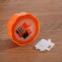 12pcs Halloween LED Pumpkin Lights, Pumpkin Tea Lights, Small Pumpkin Statue Lights, Battery Operated Lights for Halloween