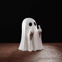 Cute and quirky ghost desktop ornament, Halloween personality, little devil decoration, home party atmosphere, statue