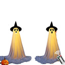 Halloween Ghost Decorations, Halloween Indoor and Outdoor Party Supplies, Suitable for Yards, Porches, Gardens, and Lawns