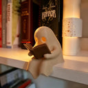 Halloween Ghost Book Lamp Desktop Ornament Cute Night Light Decoration Gift For Kids Bedroom Party