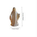 White Ghost Figurine Desktop Decoration 3D Creative Gift for Friends Colleagues Halloween Home Office Accent