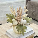 1pc Christmas Decorations Pumpkin Ornaments Artificial Pumpkin Maple Leaves Autumn Party Harvest Festival Autumn Home Décor Prop