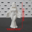 A 12cm ghost ornament, 3D printed white dress ghost decoration, funny Halloween indoor and outdoor decoration