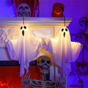 Halloween Decorations Outdoor Indoor Halloween Party Spooky Ghost String Lights LED Fairy Lights Yard Garden Interior Decorate