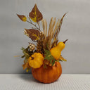 1pc Christmas Decorations Pumpkin Ornaments Artificial Pumpkin Maple Leaves Autumn Party Harvest Festival Autumn Home Décor Prop