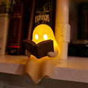 Halloween Ghost Book Lamp Desktop Ornament Cute Night Light Decoration Gift For Kids Bedroom Party